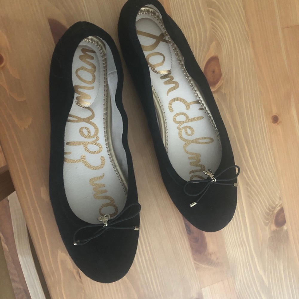 Sam Edelman Felicia Flat black suede 7